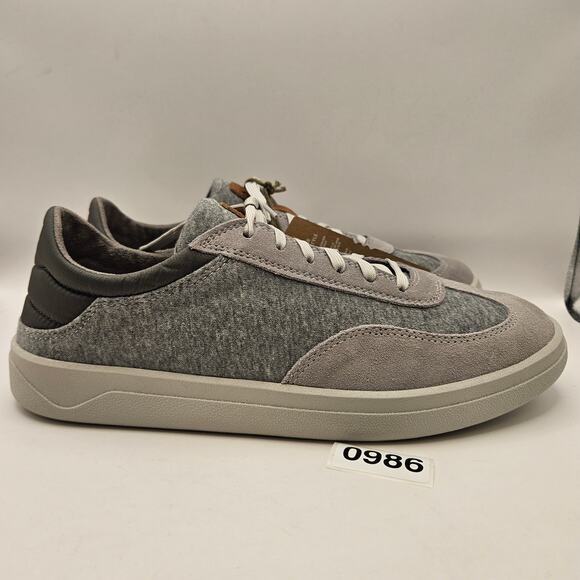 OLUKAI MEN\'S 11 PULIKI 10528 POI CHARCOAL MSRP $140 NWOB